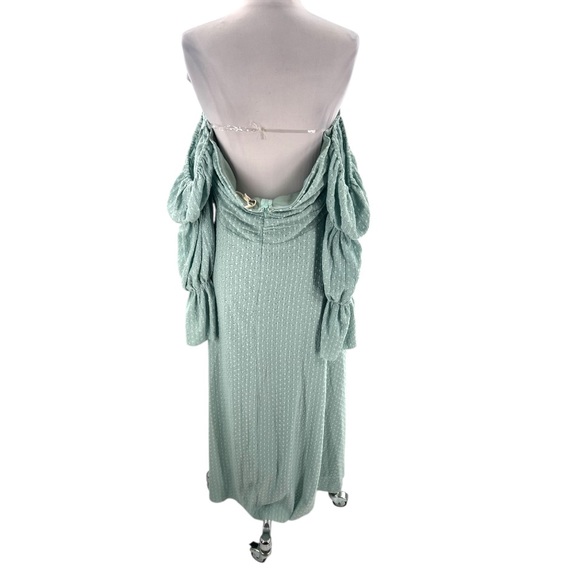 Worth collective Corrine Tiered Sleeve Maxi Dress with Pockets Bump Friendly XL - Picture 3 of 8